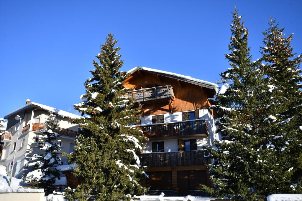 Chalet Magique in the snow